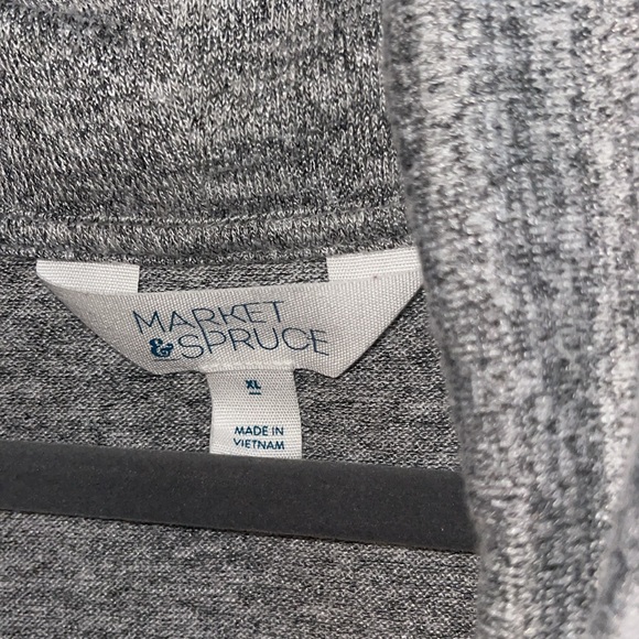 Marven Cowl Neck Elbow Patch Knit Top - Picture 4 of 7